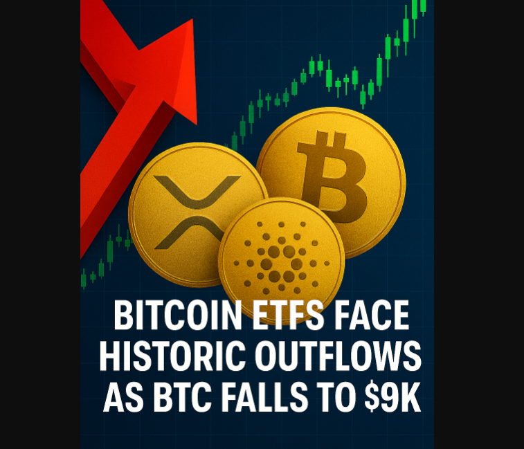 Bitcoin ETFs Face Historic Outflows as BTC Falls to $95K