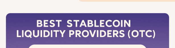 10 Best Stablecoin Liquidity Providers (OTC)