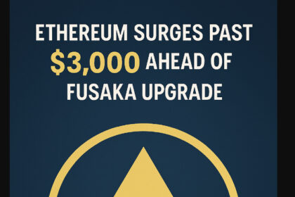 Ethereum Surges Past $3,000 Ahead of Fusaka Upgrade