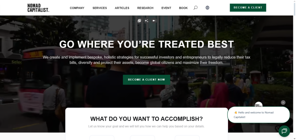 9 Best AI-Driven Tax Residency Planners for Global Citizens 3 Nomad Capitalist AI Planner