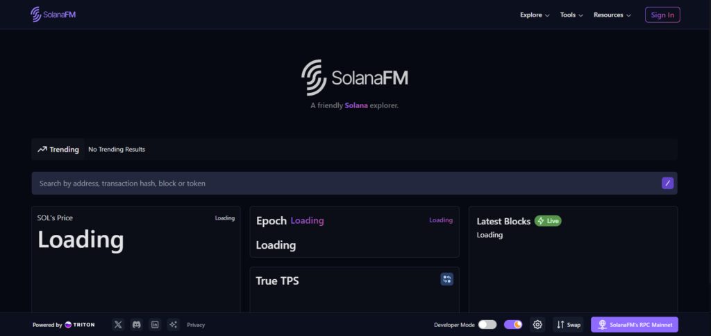 11 Best Solscan Alternatives for Solana Explorers in 2026 3 SolanaFM