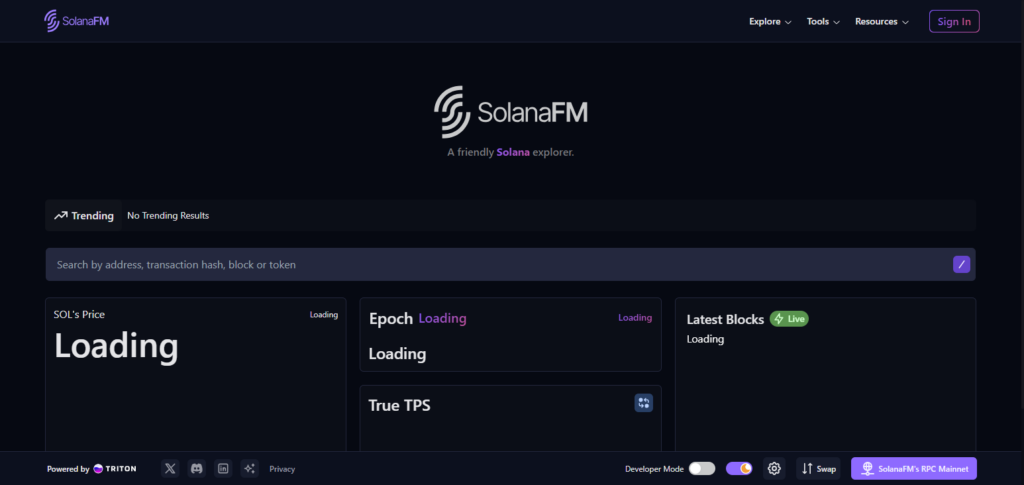 10 Best Solscan Alternatives for Solana Explorers in 2026 3 SolanaFM