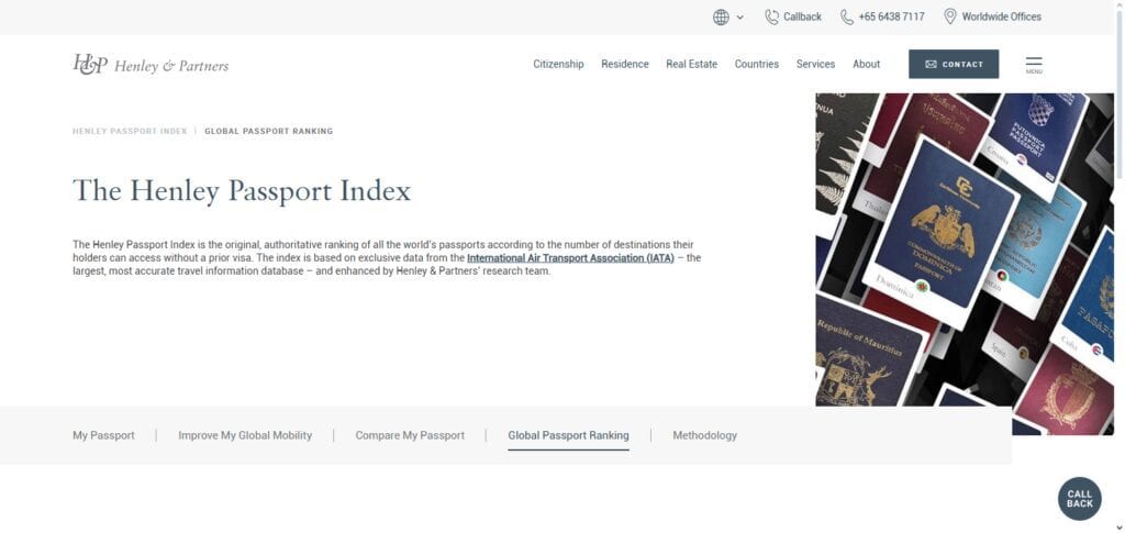 Henley Passport Index AI