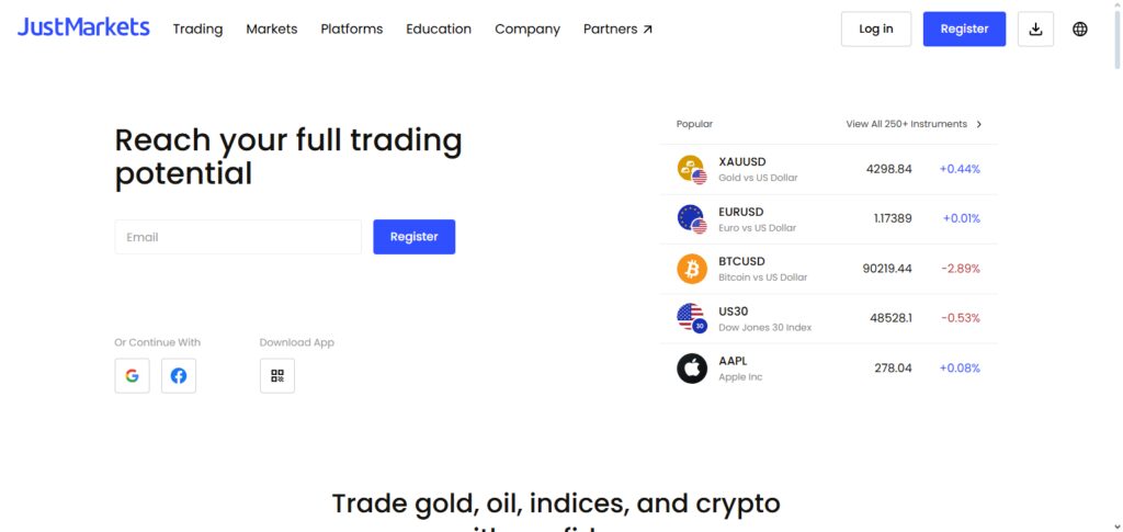 JustMarkets