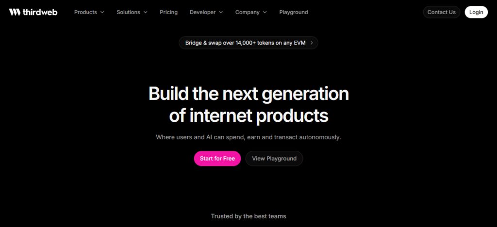 11 Best Web3 Commerce Infrastructure Alternatives for 2026 8 Thirdweb