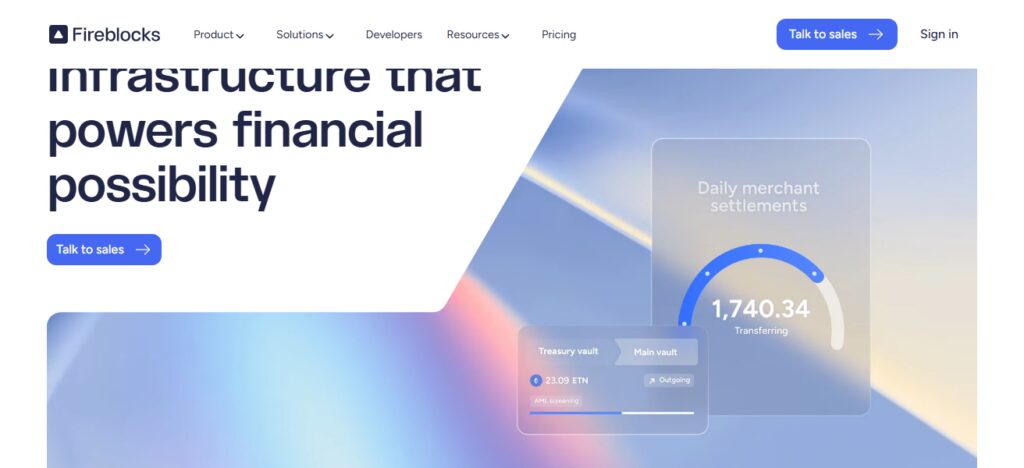 11 Best Web3 Commerce Infrastructure Alternatives for 2026 9 Fireblocks