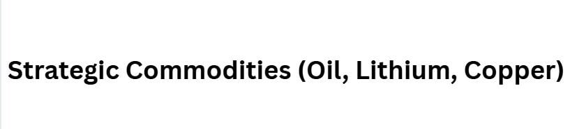 Strategic Commodities (Oil, Lithium, Copper)