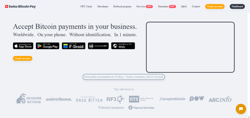 Swiss Bitcoin Pay