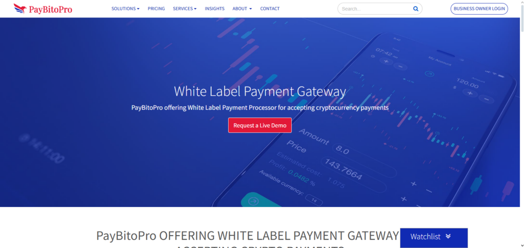PayBito Merchant Gateway