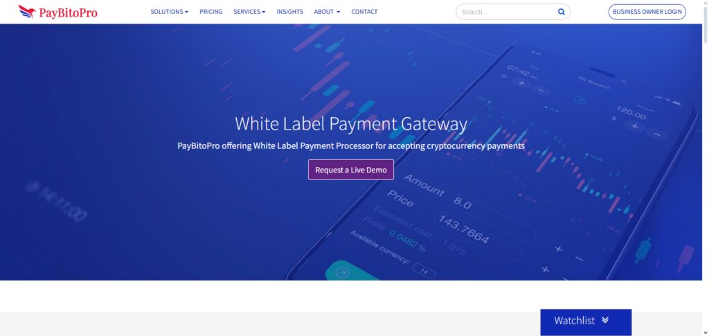 PayBito Merchant Gateway