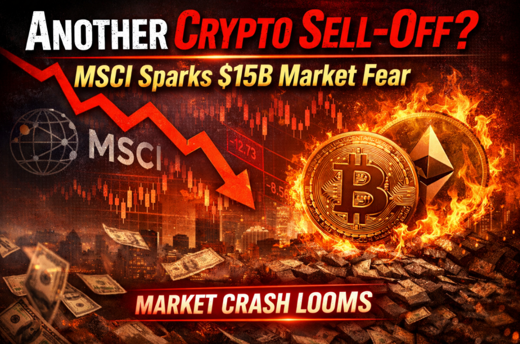 Another Crypto Sell-Off? MSCI Sparks $15B Market Fear 2 Investors Brace for Potential Crypto Sell-Off Following MSCI Review