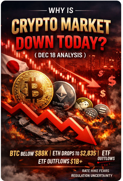 Why is Crypto Market Down Today? (Dec 18 Analysis) 3 Why Is The Crypto Market Down Today? (18 Dec 2025)