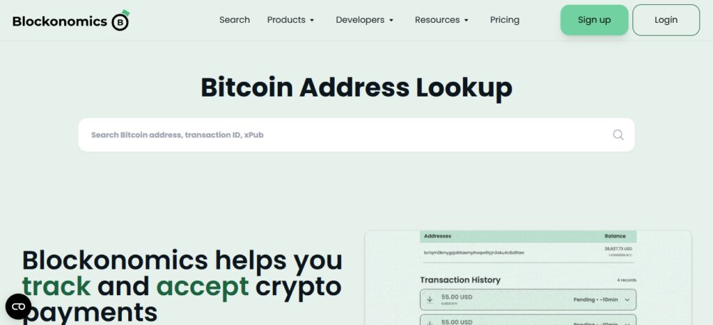 Blockonomics