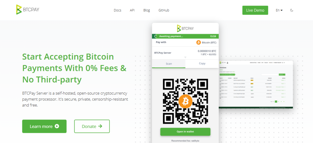 10 Best BitCart Alternatives for Secure Crypto Payments 2025 7 BTCPay Server
