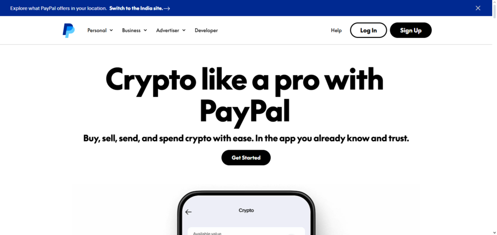 PayPal Crypto
