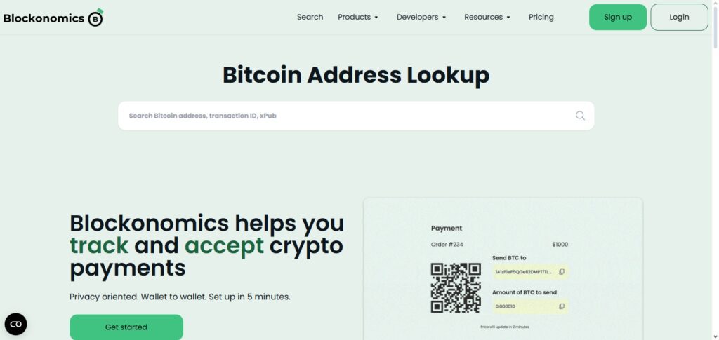 Blockonomics