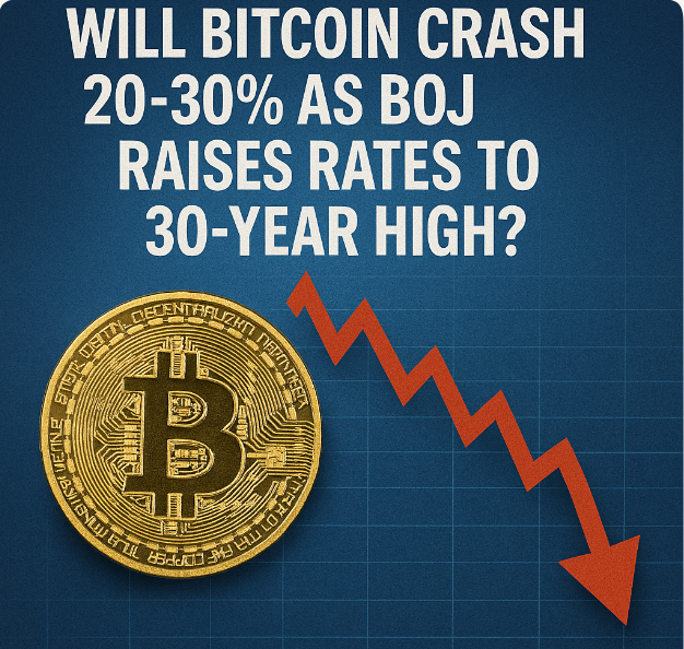 BOJ Increases Interest Rates to 30-Year Highs: Concerning Bitcoin Prices