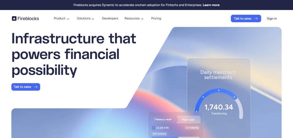 10 Best Web3Auth Pay Alternatives In 2026 11 Fireblocks