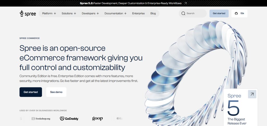 10 Best BlockCommerce Alternatives In 2026 7 Spree Commerce