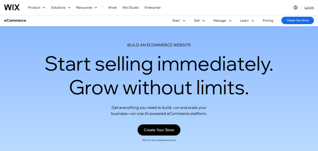 Wix eCommerce