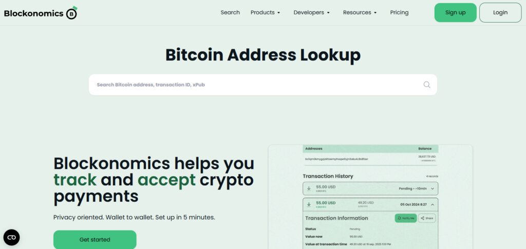 Blockonomics