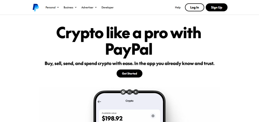PayPal (Crypto Checkout)