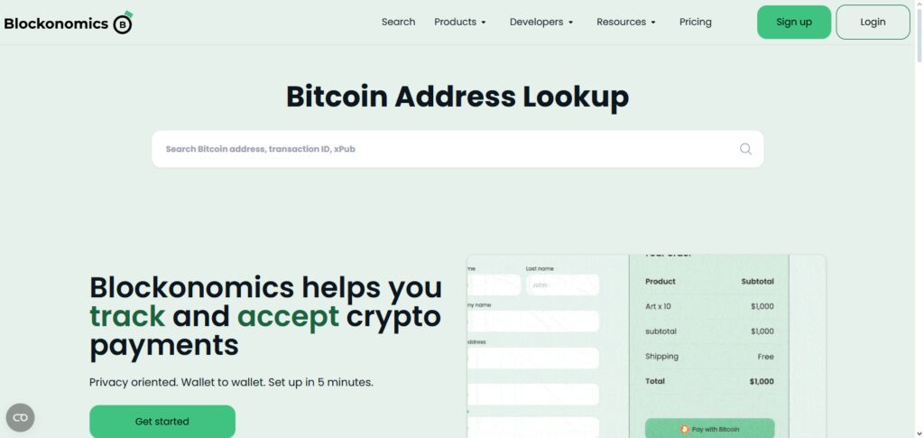 Blockonomics