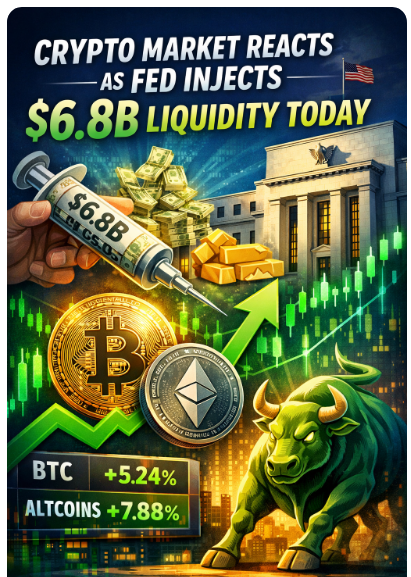 How is the Crypto market predicted to react to the $6.8B Injection?