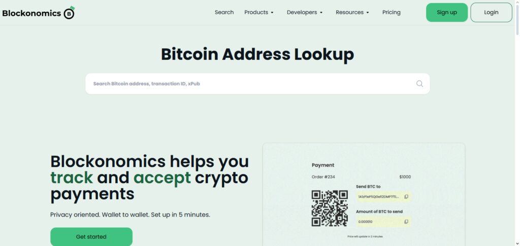 Blockonomics