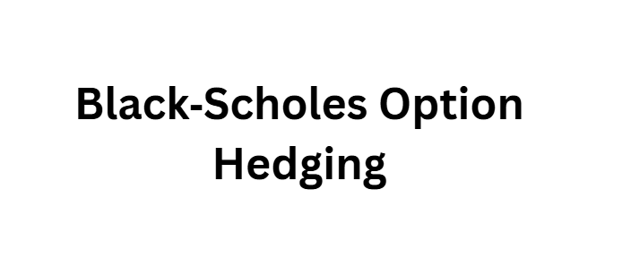 Black‑Scholes Option Hedging