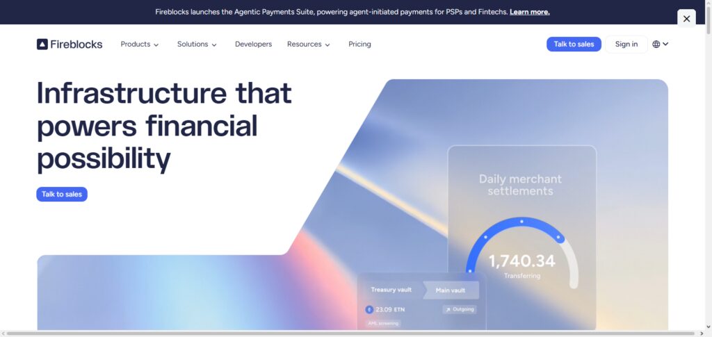 11 Best Web3 Commerce Infrastructure Alternatives for 2026 12 Fireblocks
