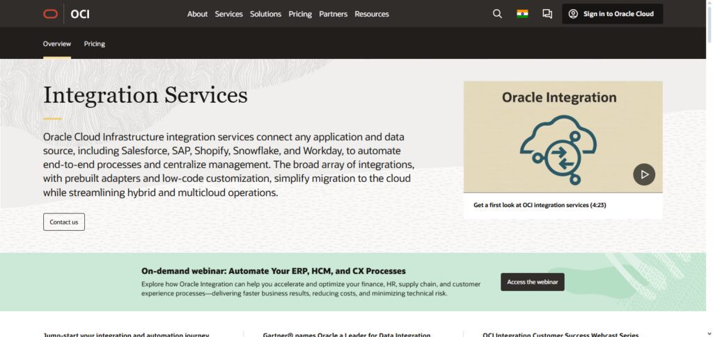 Oracle Integration Cloud