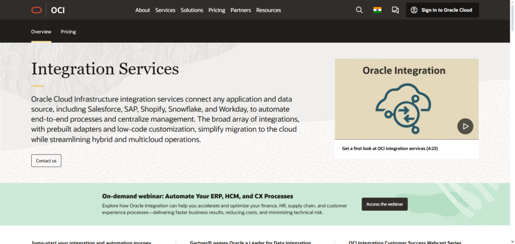 10 Best Enterprise Integration Software for Seamless API & Data Connectivity 11 Oracle Integration Cloud