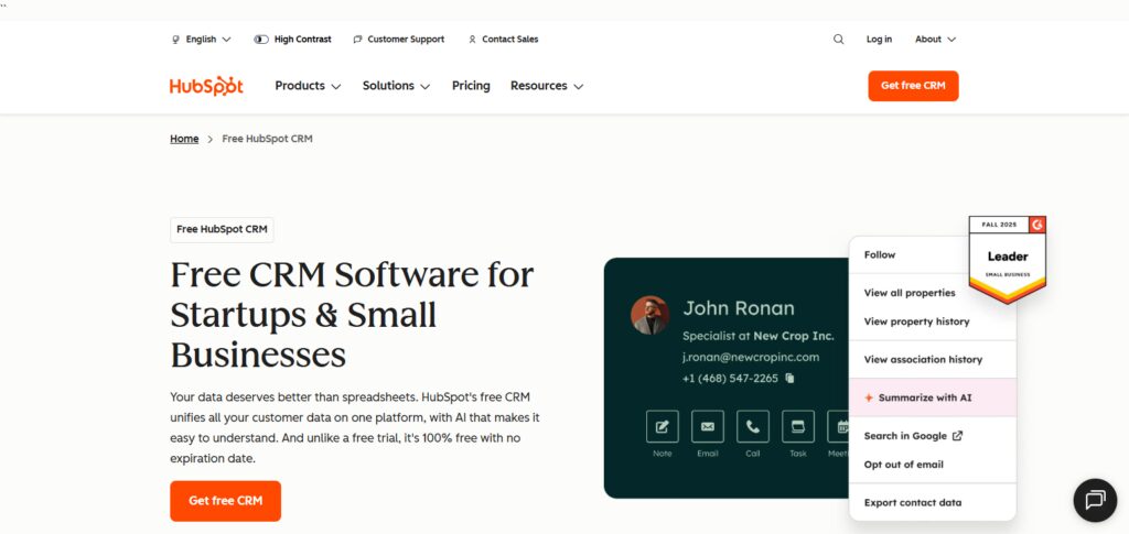 HubSpot CRM