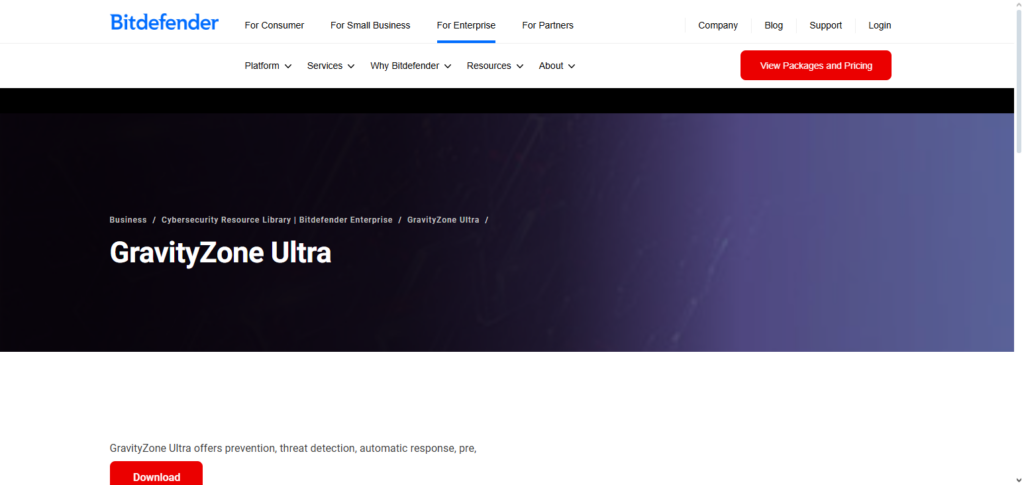 Bitdefender GravityZone Ultra