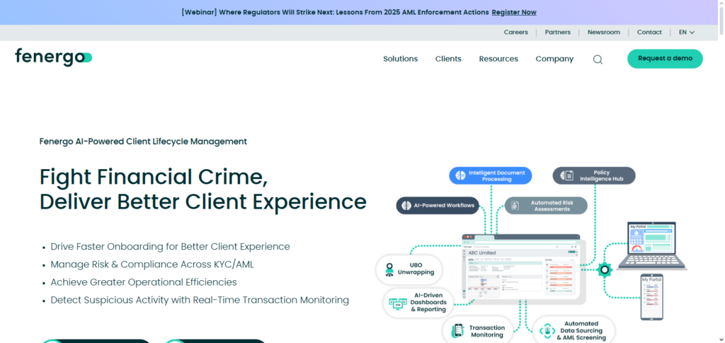10 Best Crypto Compliance-as-a-Service Platforms 2026 9 Fenergo Digital Assets Compliance