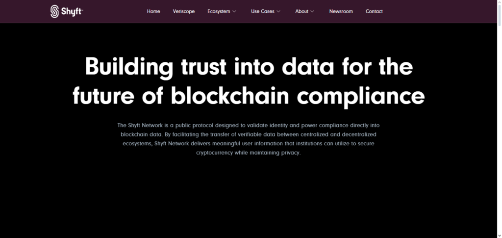 10 Best Crypto Compliance-as-a-Service Platforms 2026 8 Shyft Network Compliance‑as‑a‑Service