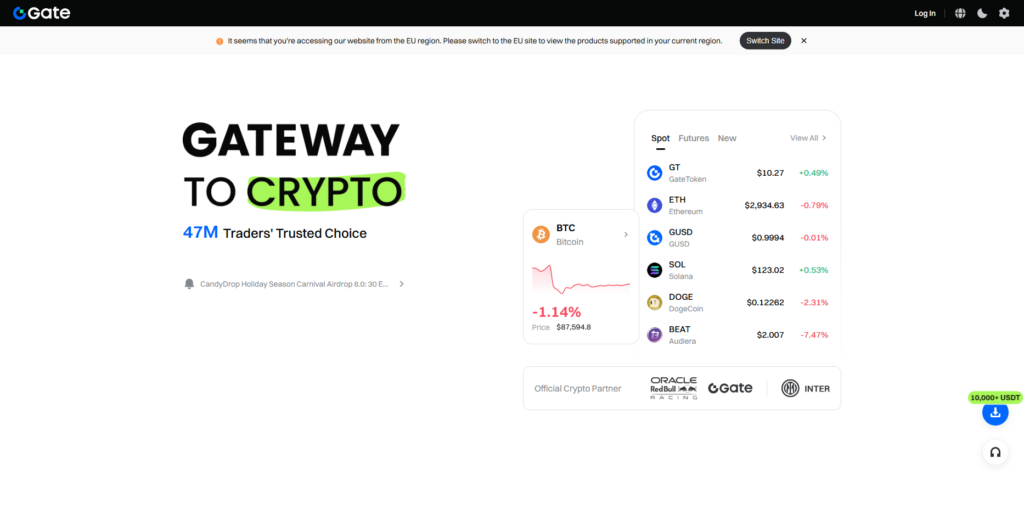 10 Best Crypto Proof-of-Funds Verification Platforms 7 Gate.io
