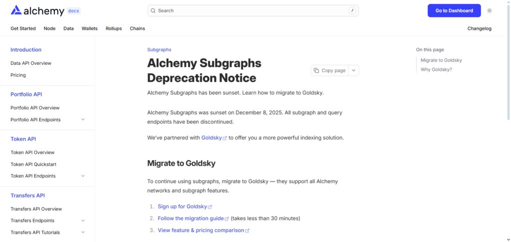 Alchemy Subgraphs