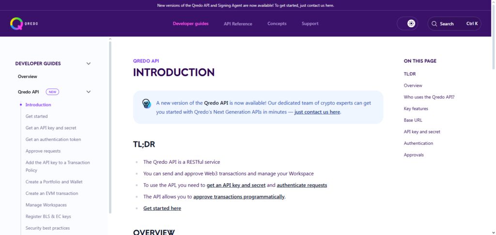 Qredo API