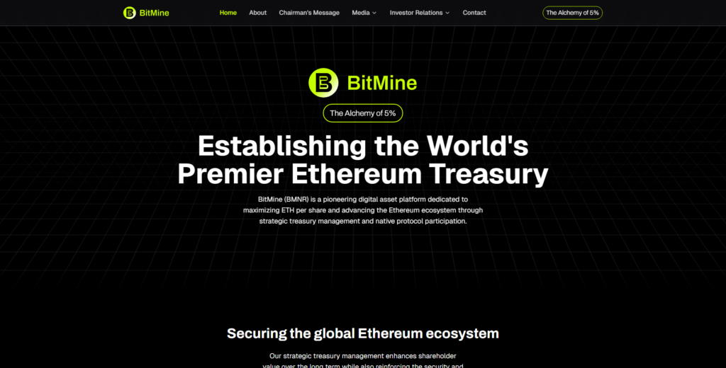 Bitmine Immersion Staking 74,880 ETH to Increase Yields