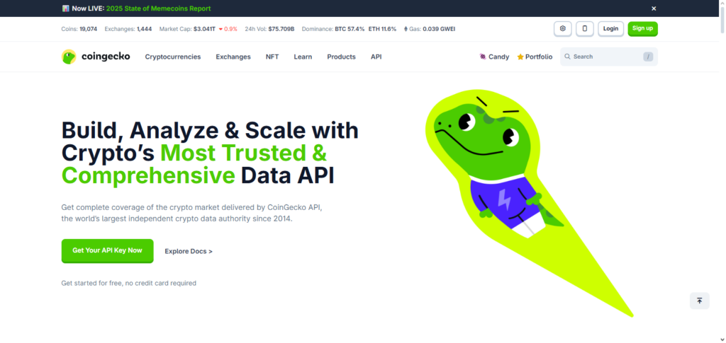 CoinGecko API
