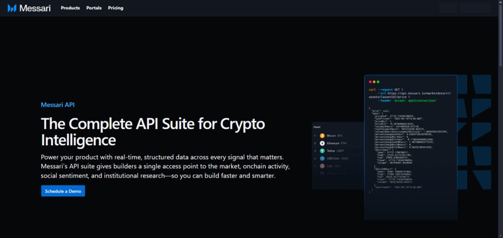 Messari API
