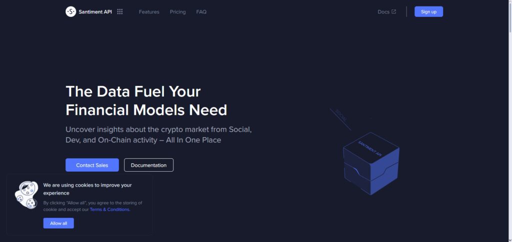 Santiment API