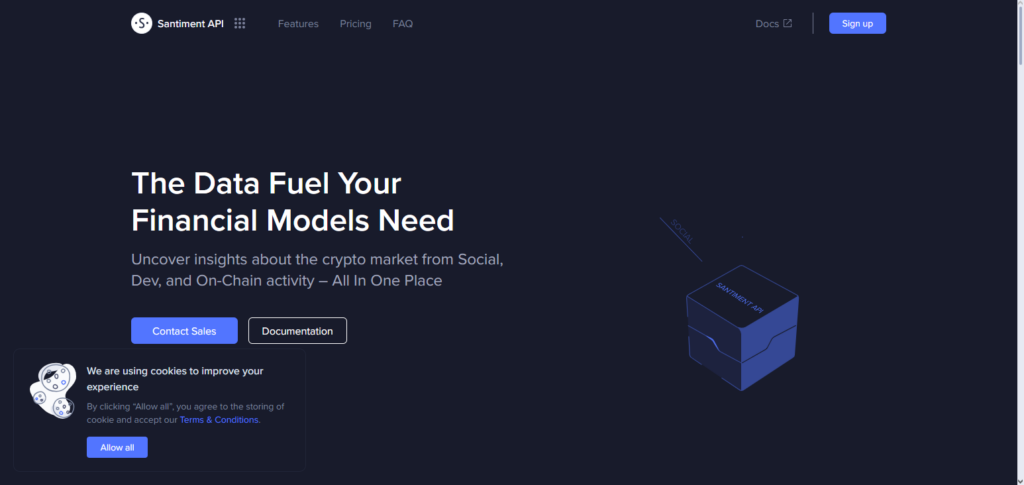 Santiment API