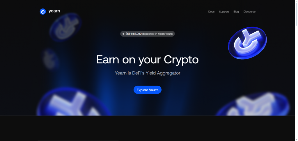 10 Best Crypto Treasury Yield Optimization Platforms 2026 2 Yearn Finance