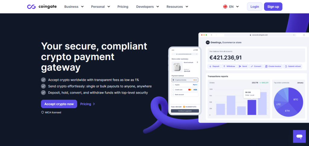 10 Best Crypto Merchant Settlement Providers in 2026 5 CoinGate