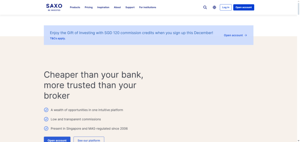 10 Best Forex Brokers Offering Institutional-Grade Order Routing 4 Saxo Bank