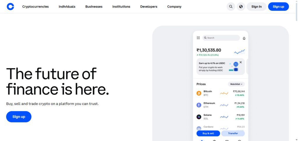 Coinbase Exchange
