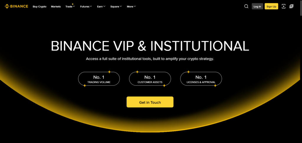Binance Institutional
